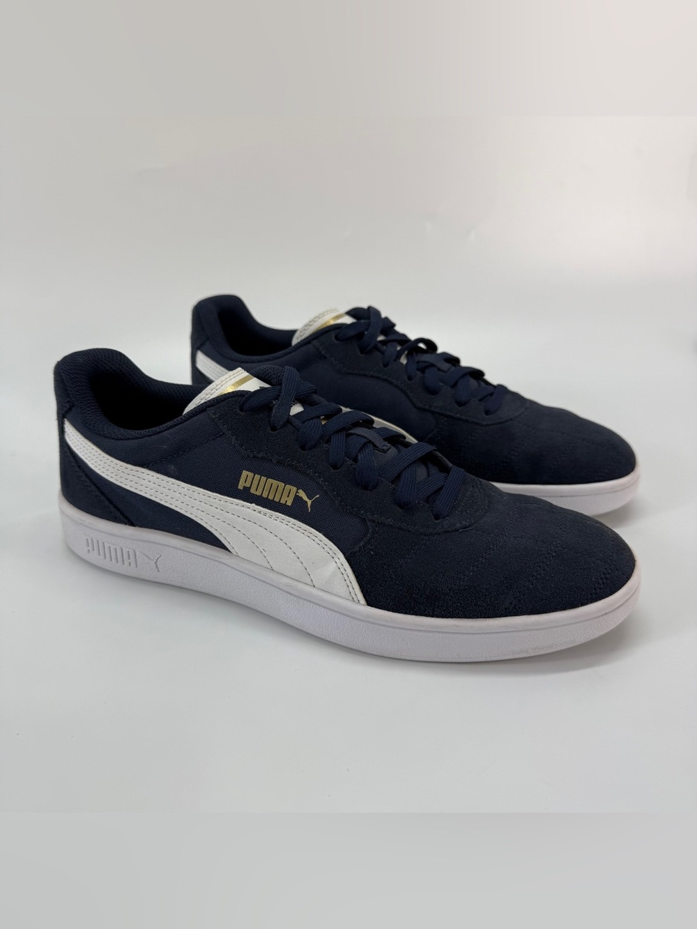 Puma Astro Kick Lace Up Sneakers Mens Size 10 Navy Blue Casual Shoes 369115-03
